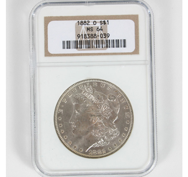 Appraisal: -O Morgan Dollar NGC MS Silver Coin