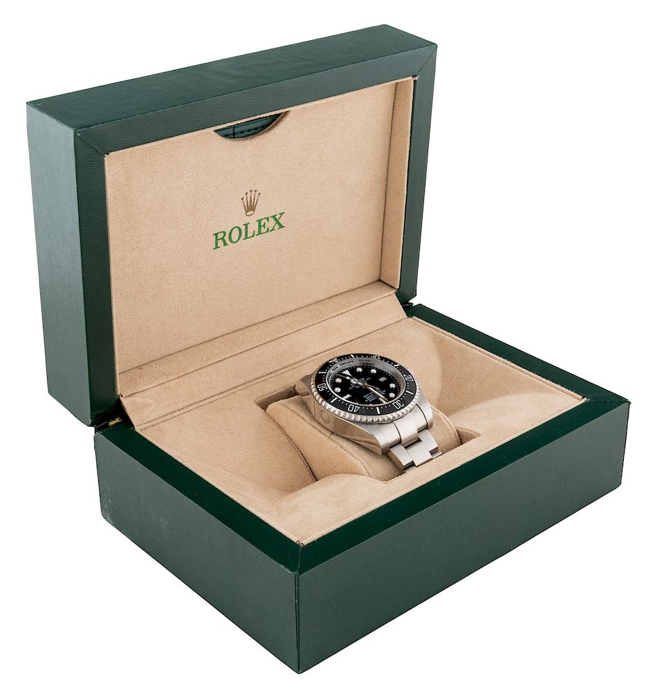 Appraisal: A ROLEX OYSTER PERPETUAL DEEPSEA DWELLER STAINLESS STEEL AUTOMATIC CENTER