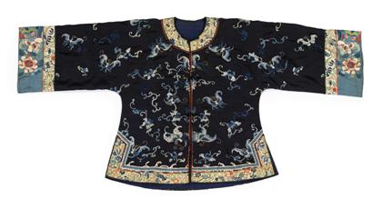 Appraisal: Chinese woman's silk and embroidery waist jacket th th century