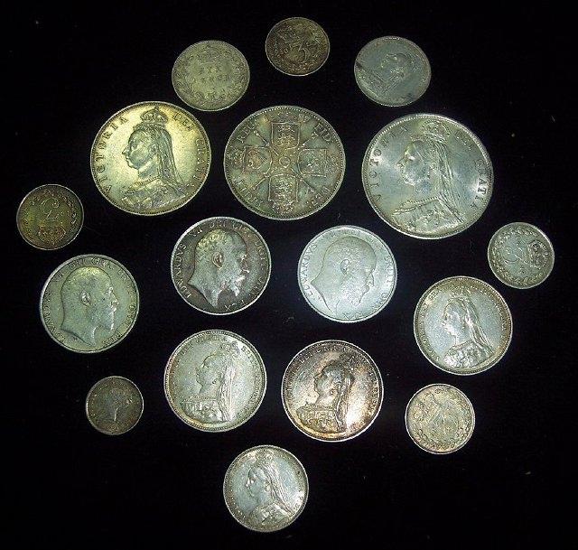 Appraisal: Miscellaneous British silver Victoria and Edward VII