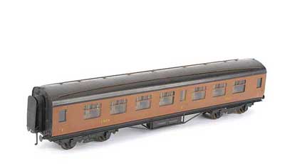 Appraisal: Exley K all st LNER Side Corridor Coach running number