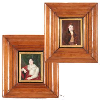 Appraisal: Lorenzo Theweneti pair cabinet portraits Lorenzo Theweneti pair cabinet portraits