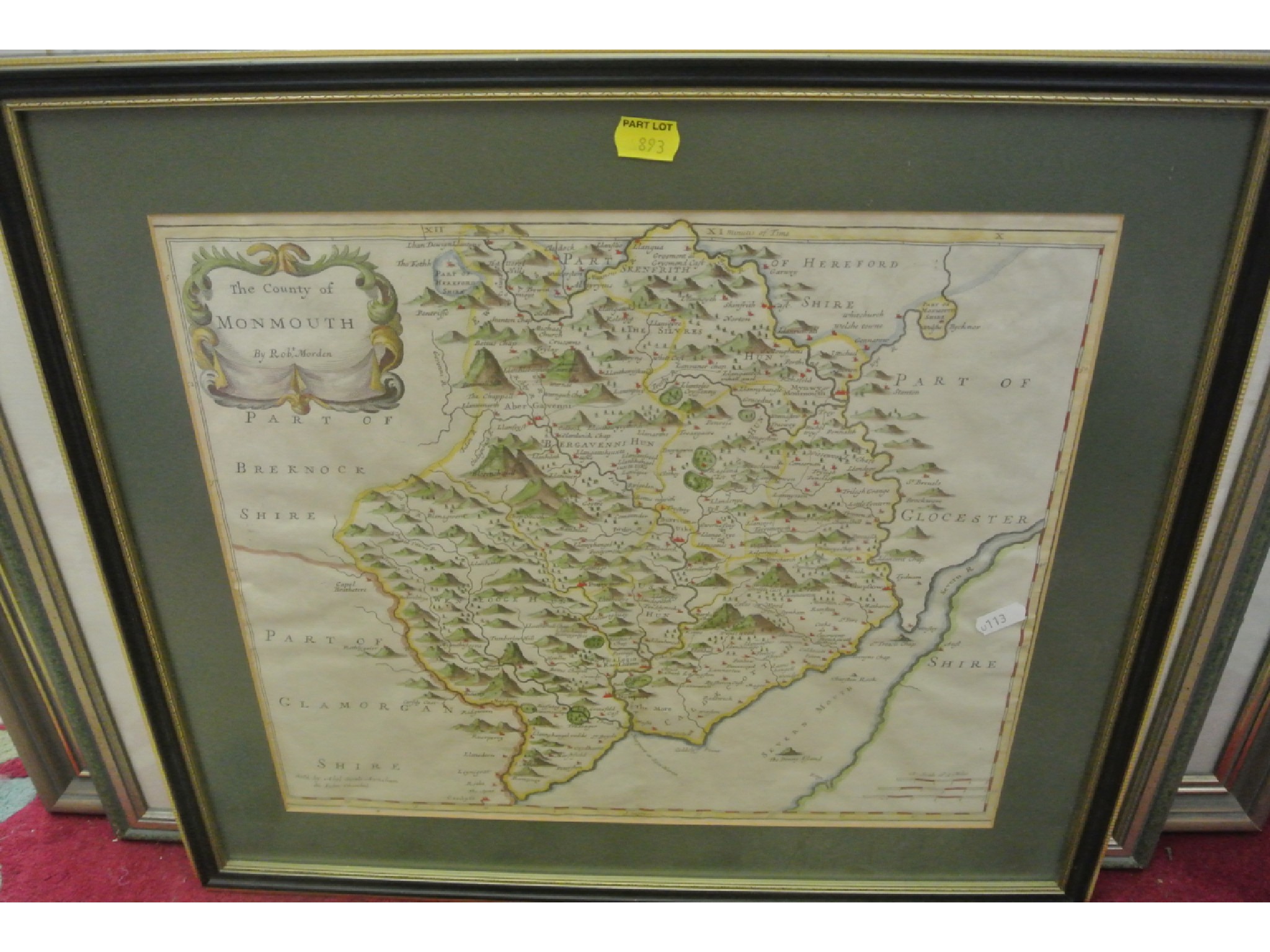 Appraisal: A collection of pictures including a map of the county