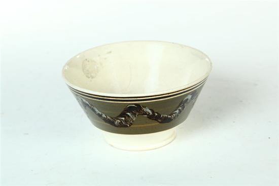 Appraisal: MOCHA BOWL England st half- th century Olive green band