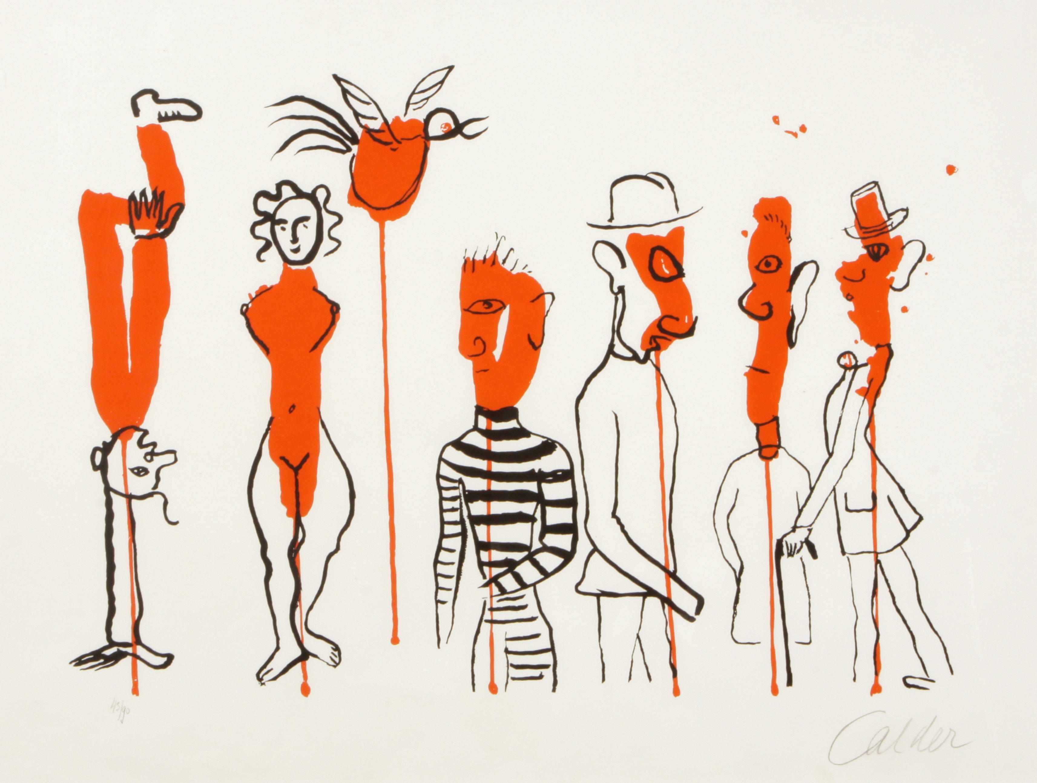 Appraisal: Alexander Calder American - Circus Lithograph in colors on wove