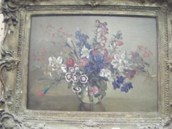 Appraisal: M F Wilding th century Still LIfe Oil on canvas