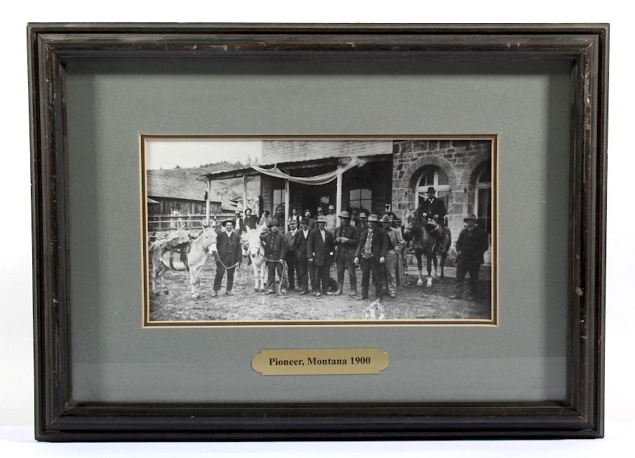 Appraisal: Pioneer Montana Original Photograph Circa For sale in this lot