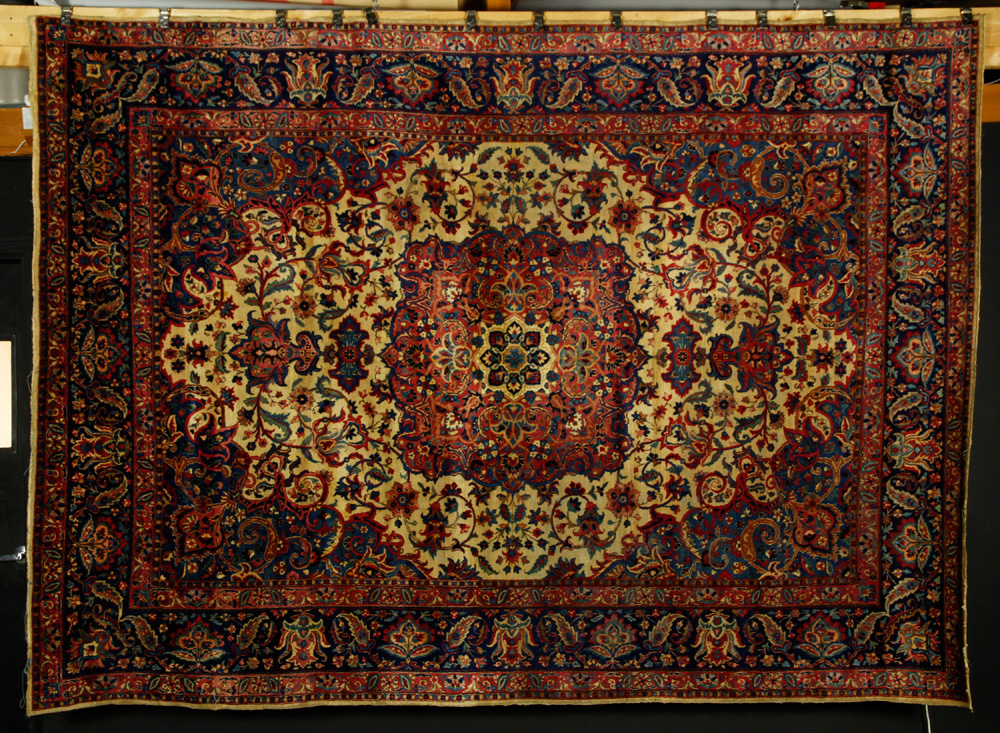 Appraisal: - th C Persian Kerman Rug th century Persian Kerman