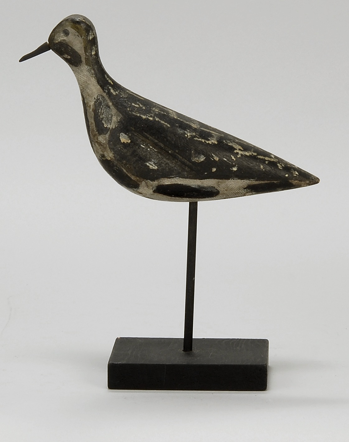 Appraisal: PLOVER DECOY From Nantucket Painted eyes Original paint Replaced bill