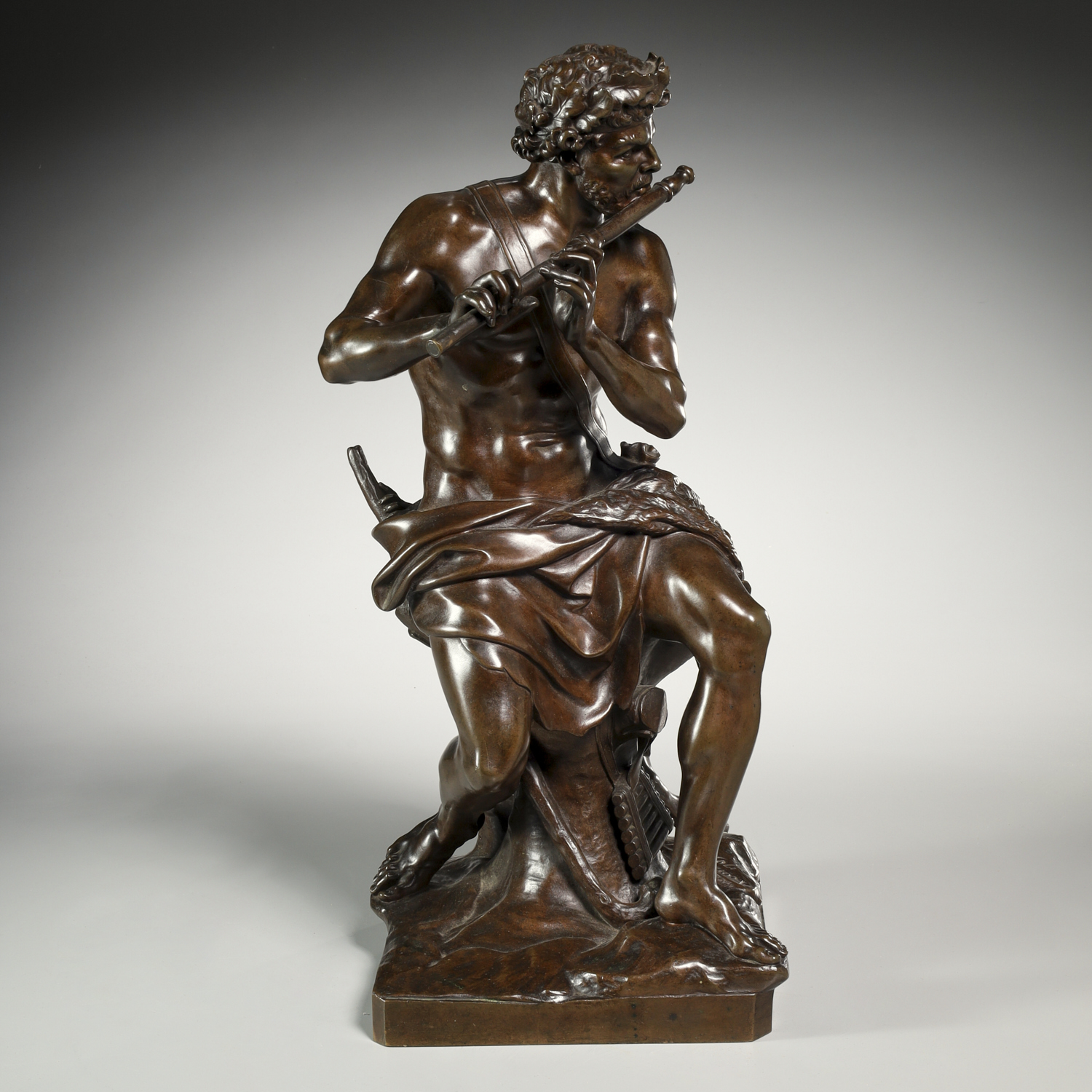 Appraisal: ANTOINE COYSEVOX BRONZE BARBEDIENNE CAST Antoine Coysevox French - Pan