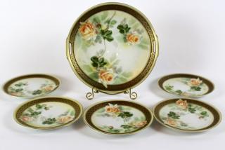 Appraisal: Grouping of German R S porcelain plates Grouping of German