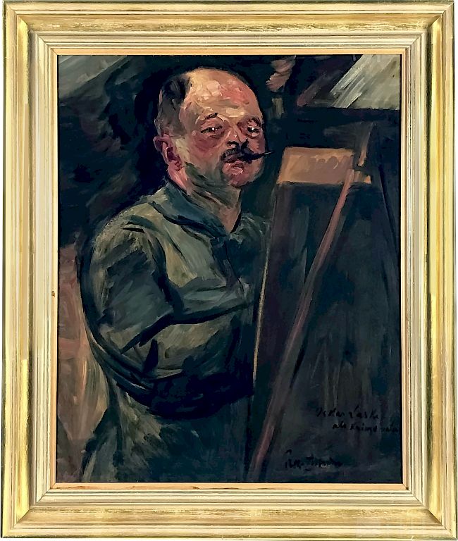 Appraisal: Edmund Pick Morino - Oskar Laske Painting Edmund Pick-Morino Austrian