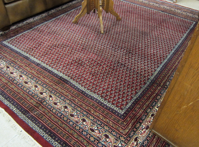 Appraisal: HAND KNOTTED ORIENTAL CARPET Indo-Persian Persian Mir design of the