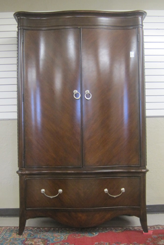 Appraisal: MODERN ELEGANCE ARMOIRE Liz Claiborne Home Collection by Lexington Home