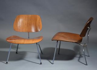 Appraisal: Eames LCM pair of chairs Eames LCM pair of chairs