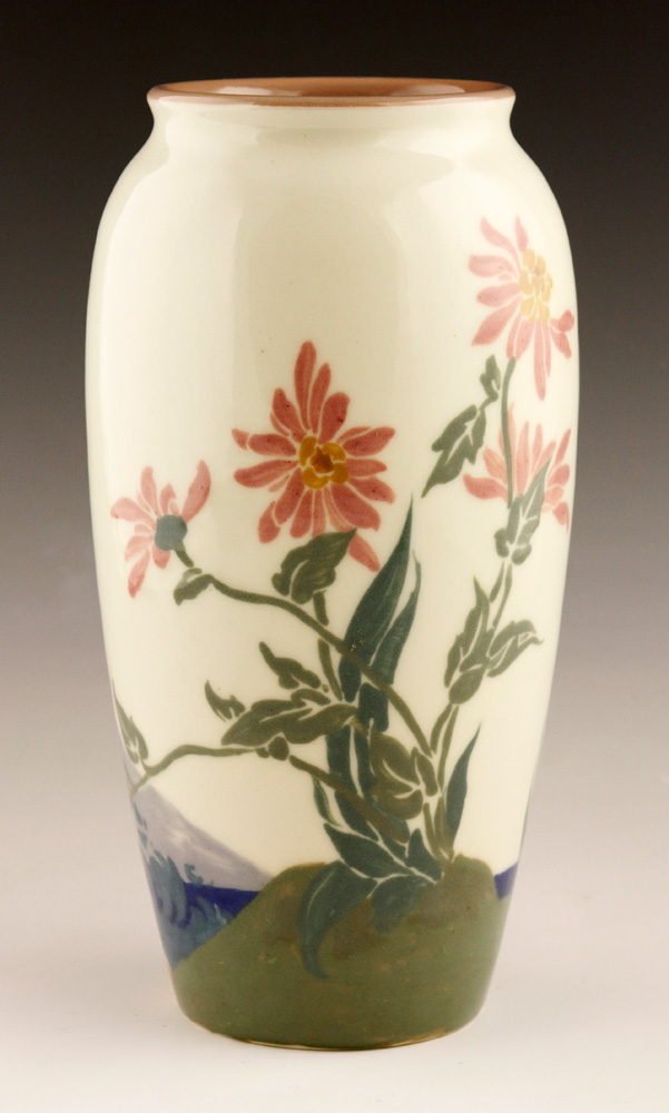 Appraisal: - Rookwood Porcelain Vase Rookwood vase porcelain with incised marks