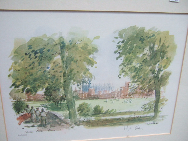 Appraisal: Sir Hugh Casson - Views of Eton a pair of