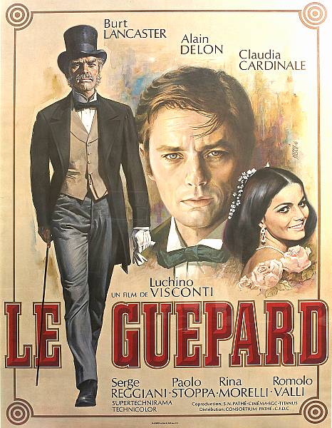 Appraisal: A film poster The Leopard Le Geupard Starring Burt Lancaster