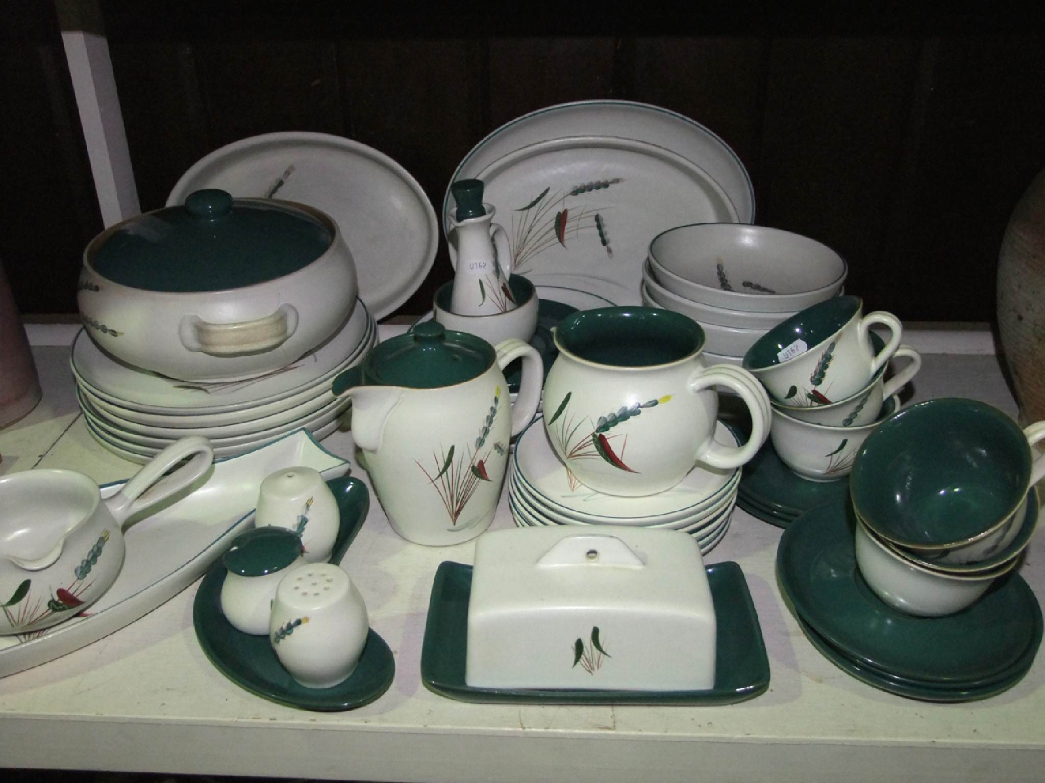 Appraisal: a collection of Denby Greenwheat pattern wares including a tureen