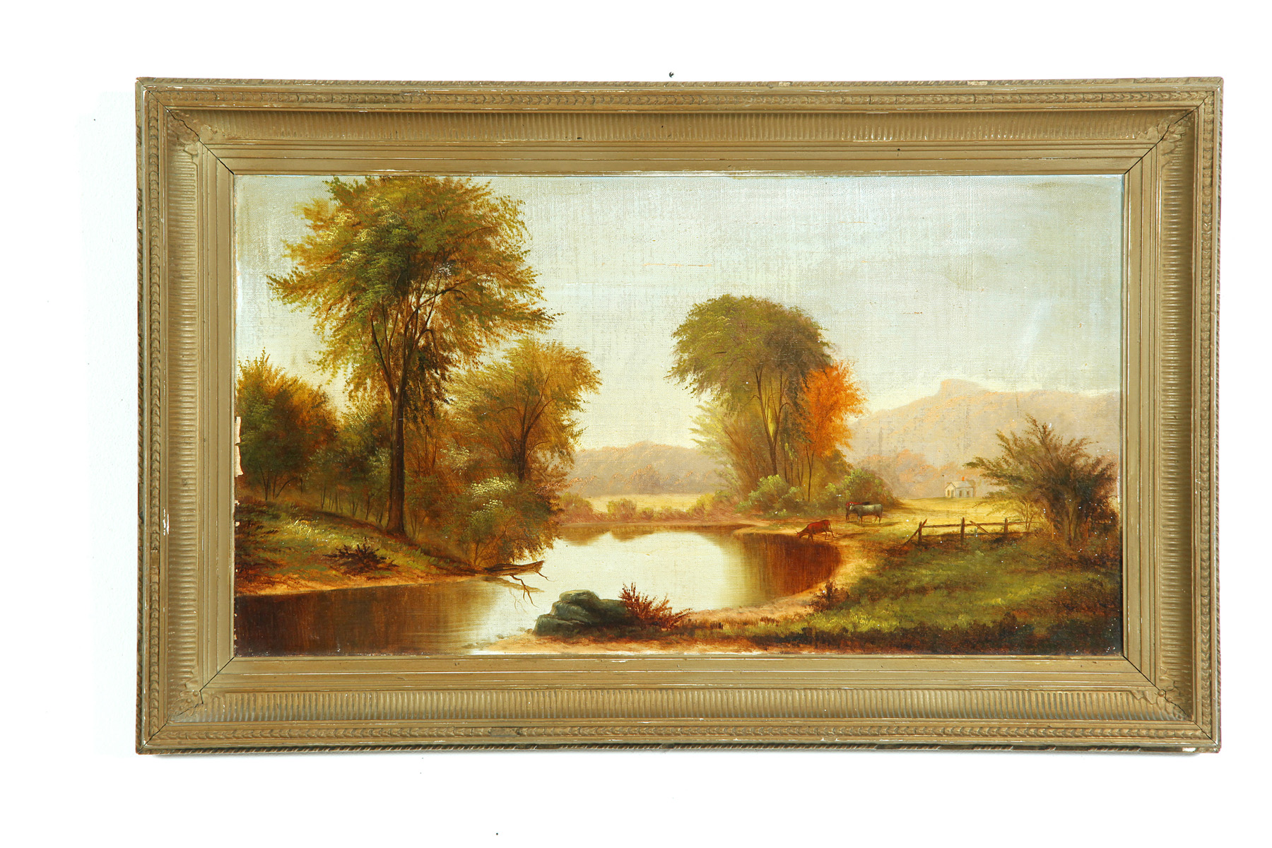 Appraisal: RURAL LANDSCAPE ATTRIBUTED TO NEW HAMPSHIRE ND HALF- TH CENTURY