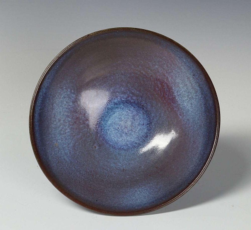 Appraisal: A HARDING BLACK STUDIO POTTERY BOWL DATED The wheel thrown