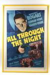 Appraisal: AMERICAN MOVIE POSTER - 'All Through the Night' starring Humphrey