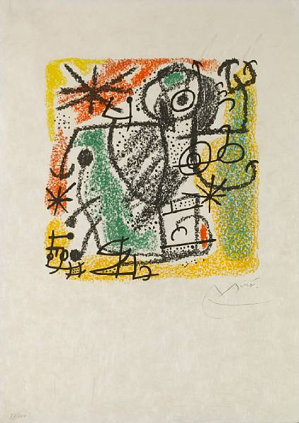 Appraisal: Joan Miro Spanish - Les Essencies de la Terra M