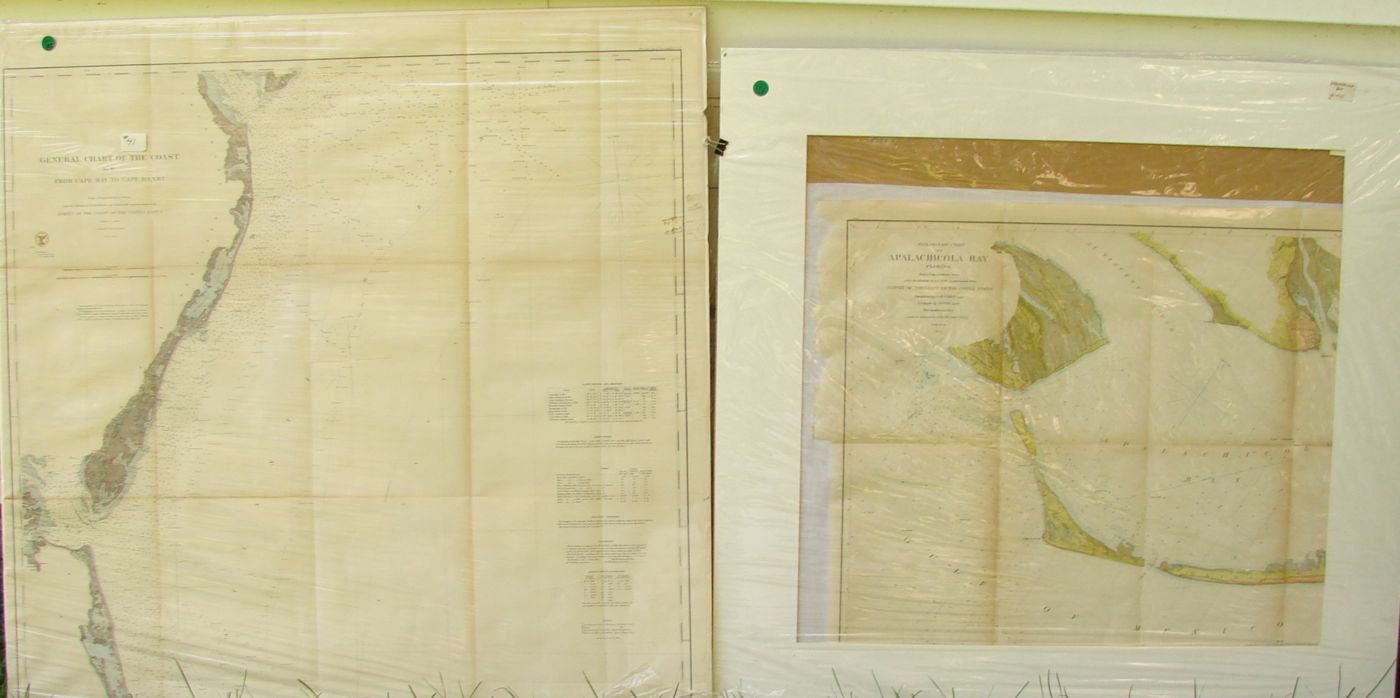 Appraisal: ASSORTED UNFRAMED NAUTICAL CHARTS AND MAPS Including street maps from