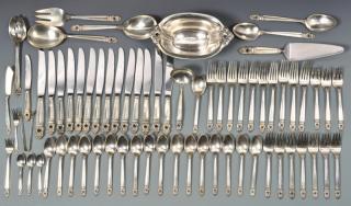 Appraisal: International Sterling Royal Danish Flatware pcs International Sterling Royal Danish