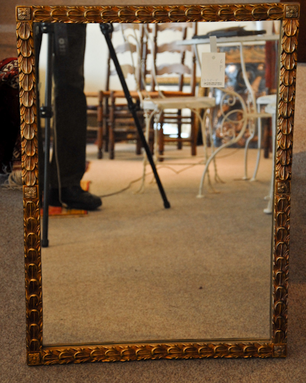 Appraisal: Gilt Frame Mirror x