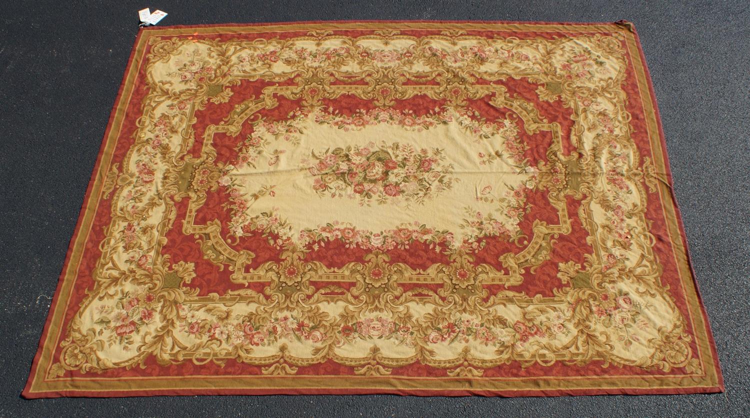 Appraisal: x Aubusson style carpet