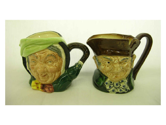 Appraisal: Two Royal Doulton Toby mugs including Old Charlie and Sairey