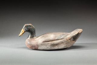 Appraisal: Mallard Drake LouisianaA traditional Louisiana decoy with raised wings and