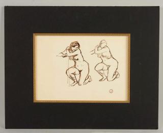 Appraisal: Ludovic-Rodo Pissarro Ink on Paper This lot consists of an