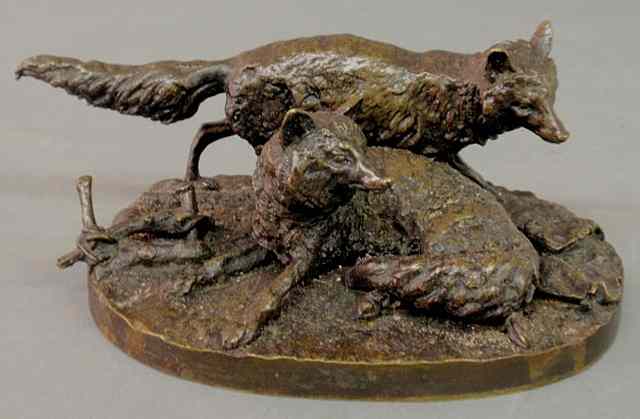 Appraisal: M ne Pierre Jules P J French - bronze titled