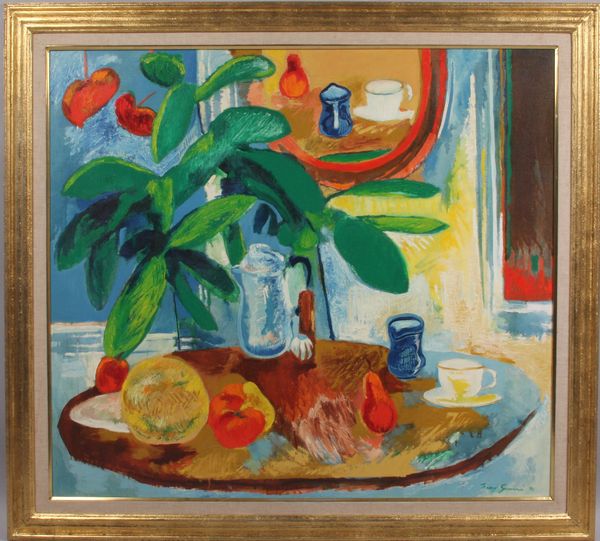 Appraisal: Max Spoerri American b mid- th century abstract o c