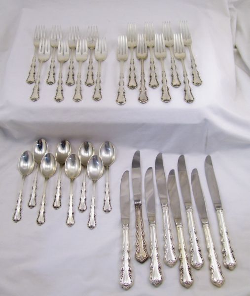 Appraisal: pcs Sterling International Angelique Flatware Set includes - Dinner forks