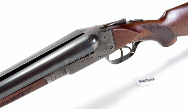 Appraisal: Ithaca Crass Model SxS Shotgun-Blued Round SxS solid rib barrels