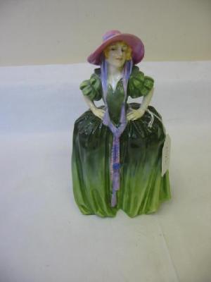 Appraisal: A ROYAL DOULTON PORCELAIN FIGURE Patricia HN wearing green dress