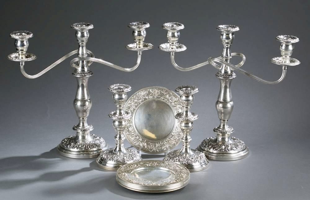 Appraisal: Group of S Kirk Son Sterling c A group of