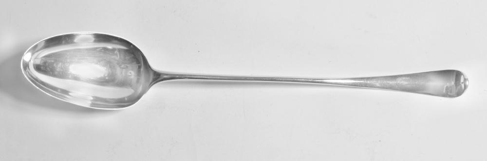 Appraisal: AN EARLY GEORGE III HASH SPOON maker John Langlands Newcastle