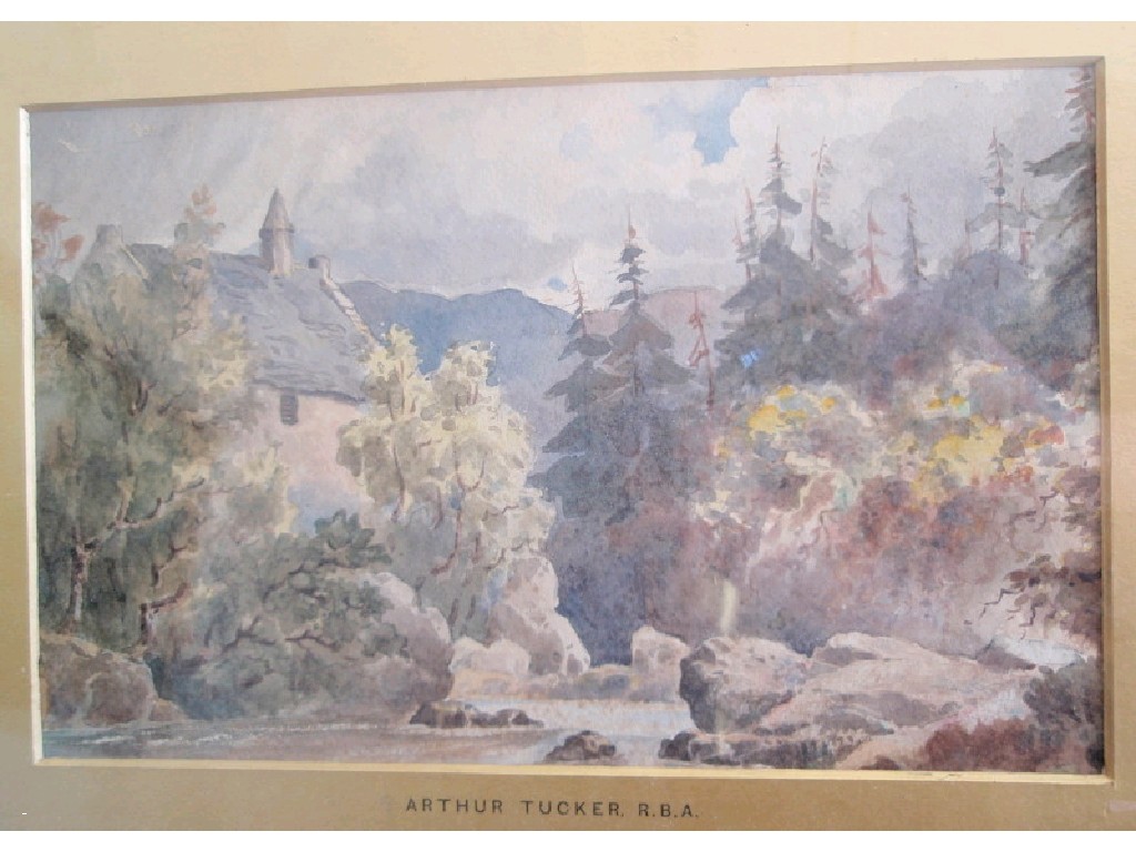 Appraisal: Arthur Tucker R B A Summer Landscape with rocky stream