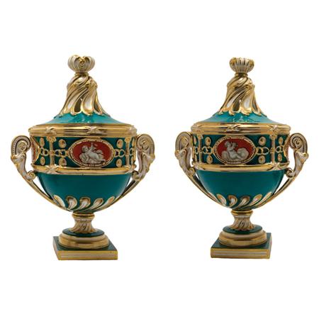 Appraisal: Pair of Sevres Porcelain Potpourris Estimate -