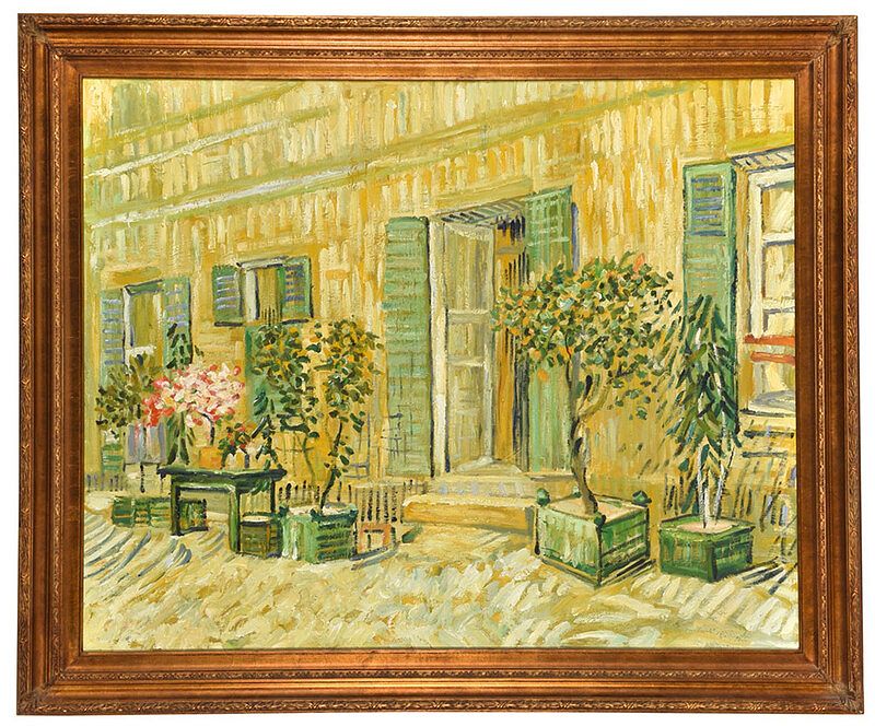 Appraisal: After Vincent Van Gogh Dutch - Ext rieur d'un restaurant