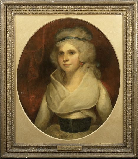 Appraisal: School of John Hoppner British - Portrait of Miss Harriet