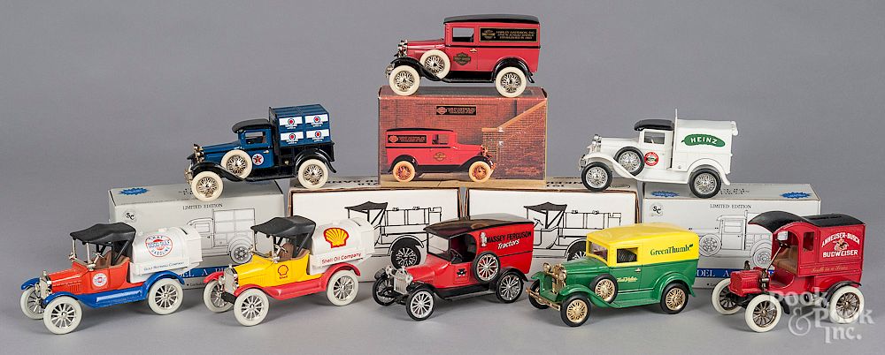 Appraisal: Eight contemporary die cast model cars Eight contemporary die cast