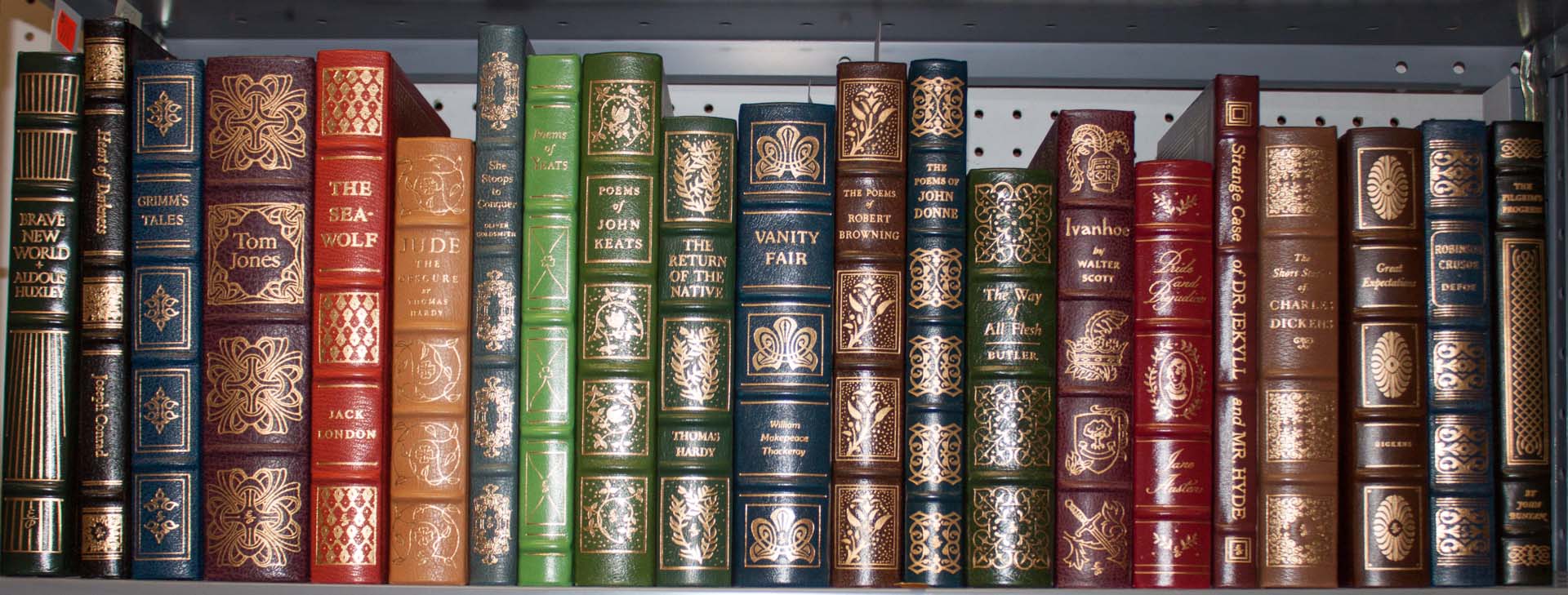 Appraisal: Literature Twenty-one Easton Press titles all bound in full leather