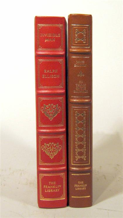 Appraisal: vols Signed Books - African-American Authors Franklin Library Leather Bound