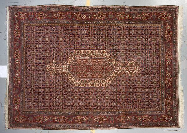 Appraisal: A Senneh carpet Central Persia size approximately ft in x