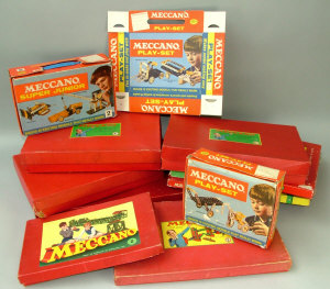 Appraisal: A collection of boxed post war Meccano sets to include